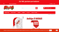 Desktop Screenshot of giocattolirinaldi.com